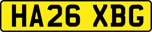 HA26XBG
