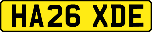HA26XDE