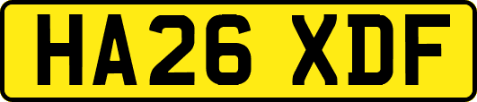 HA26XDF