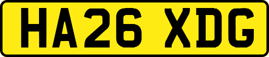 HA26XDG