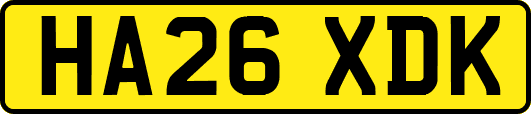 HA26XDK