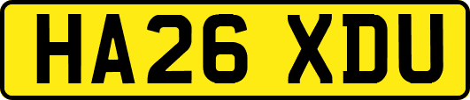 HA26XDU