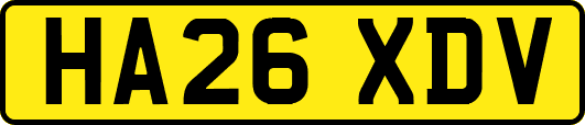 HA26XDV