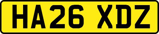 HA26XDZ