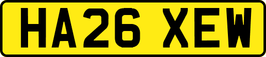 HA26XEW