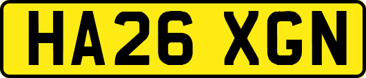 HA26XGN