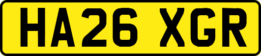 HA26XGR