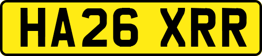HA26XRR