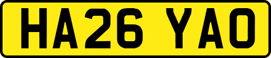 HA26YAO