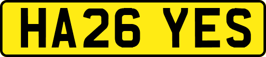 HA26YES