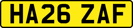 HA26ZAF