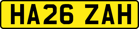 HA26ZAH