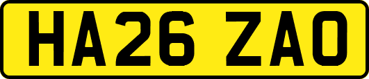 HA26ZAO