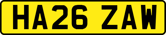 HA26ZAW
