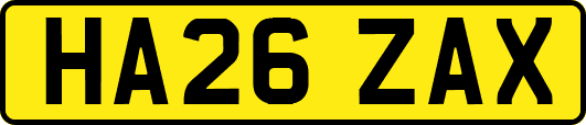 HA26ZAX
