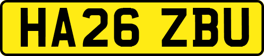 HA26ZBU