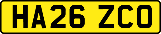 HA26ZCO