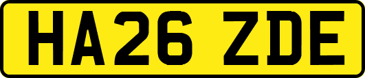 HA26ZDE