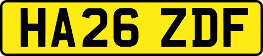 HA26ZDF
