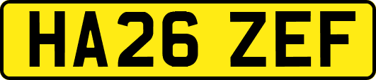 HA26ZEF