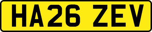 HA26ZEV