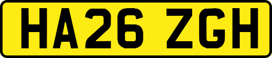 HA26ZGH