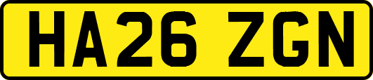 HA26ZGN