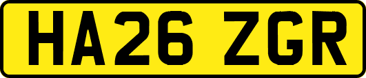 HA26ZGR