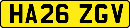 HA26ZGV