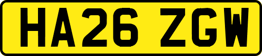 HA26ZGW