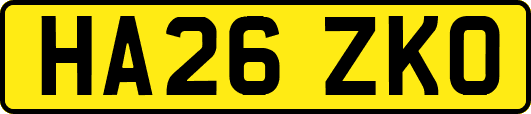 HA26ZKO