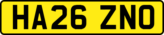 HA26ZNO