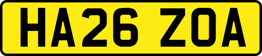 HA26ZOA