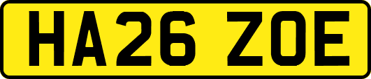 HA26ZOE