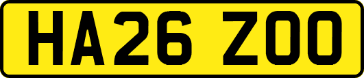 HA26ZOO