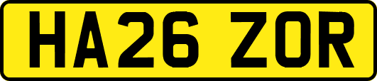 HA26ZOR