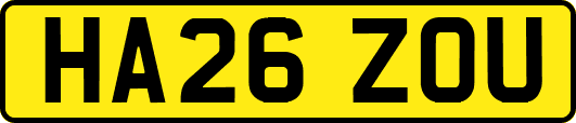 HA26ZOU