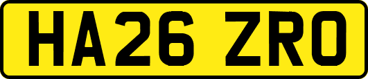 HA26ZRO
