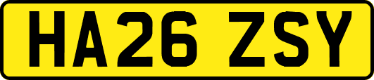 HA26ZSY
