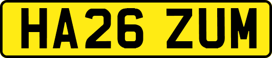 HA26ZUM