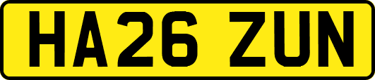 HA26ZUN