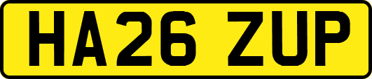 HA26ZUP