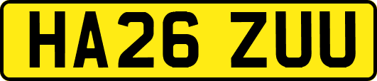 HA26ZUU