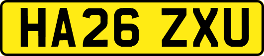 HA26ZXU