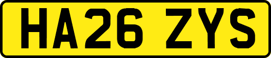 HA26ZYS