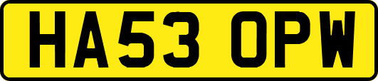 HA53OPW
