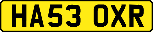 HA53OXR