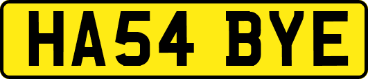 HA54BYE