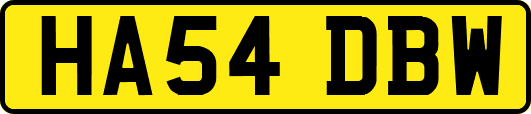 HA54DBW