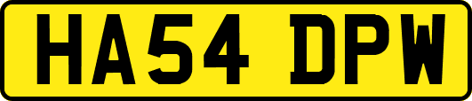 HA54DPW